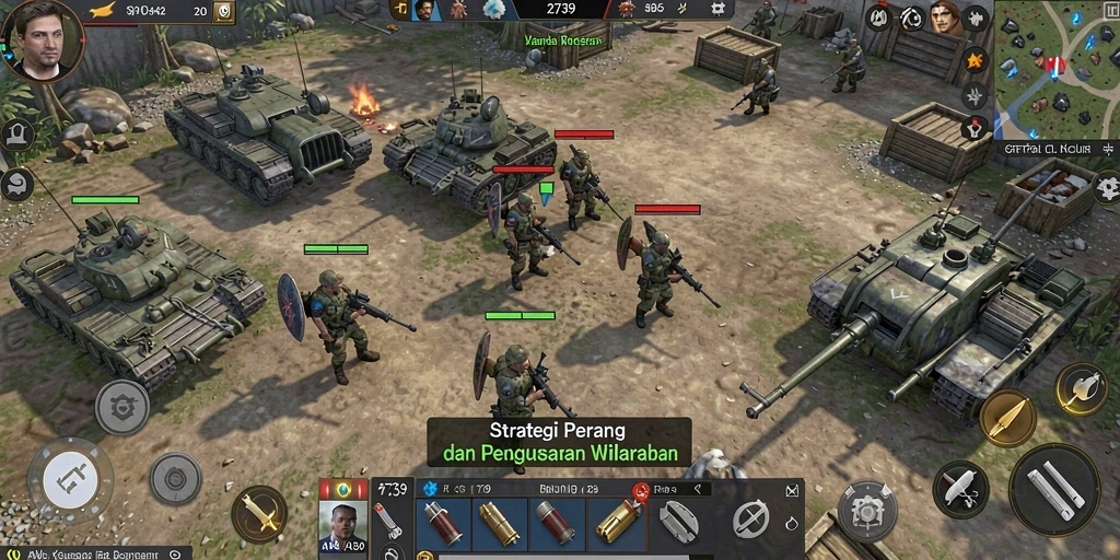 Tampilan menarik dari gameplay SLG 2739.