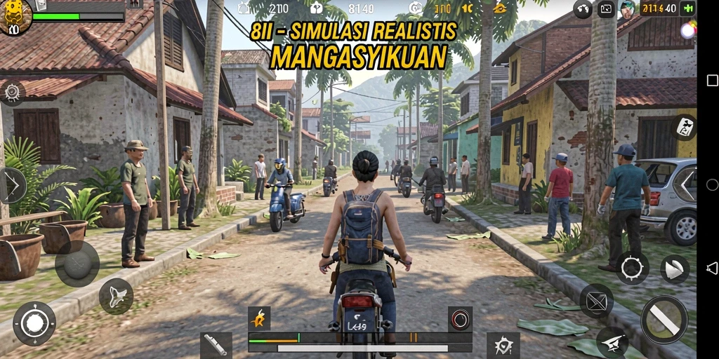 Tangkapan layar gameplay <strong>8II</strong> menampilkan pengalaman simulasi yang mendalam.