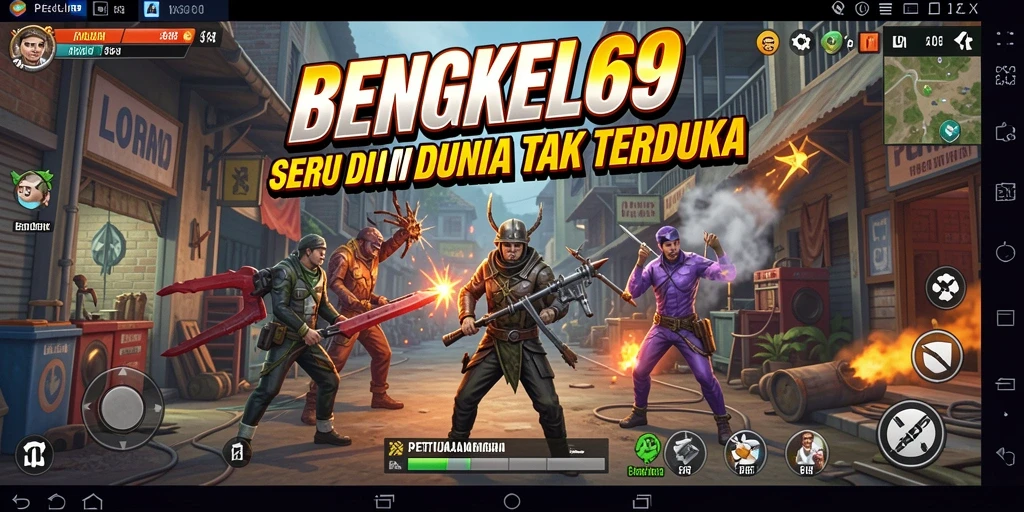 Gameplay seru BENGKEL69 dalam dunia petualangan yang menantang.