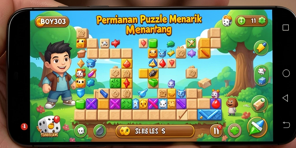Tampilan gameplay yang menarik dan menantang dari BOY303.