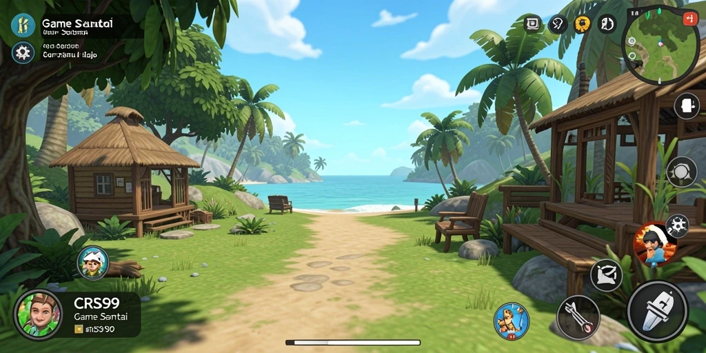 Tampilan gameplay yang seru dan interaktif di CRS99.