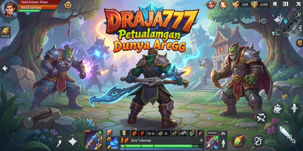 Screenshot menunjukkan karakter beraksi dalam pertempuran ARPG.