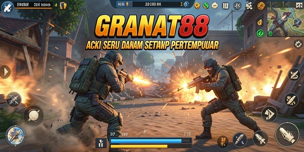 Tampilan gameplay menegangkan dari GRANAT88 yang menggugah adrenalin.