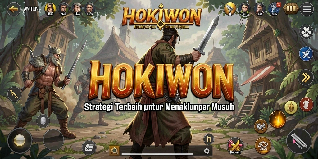 Tampilan gameplay HOKIWON yang menantang dan strategis.
