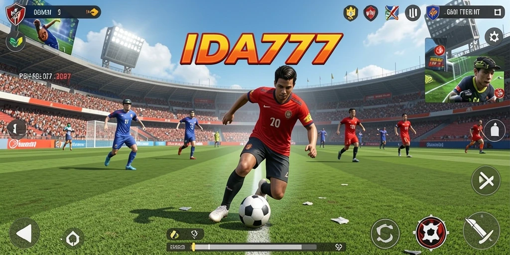 Screenshot IDA777 yang menampilkan gameplay olahraga yang mendebarkan.