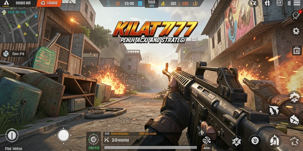 Gameplay KILAT777 yang penuh aksi saat pertempuran berlangsung.