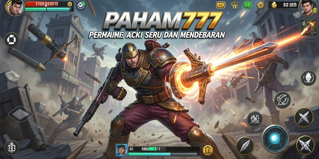 Tampilan gameplay PAHAM777 yang mendebarkan dengan aksi seru.