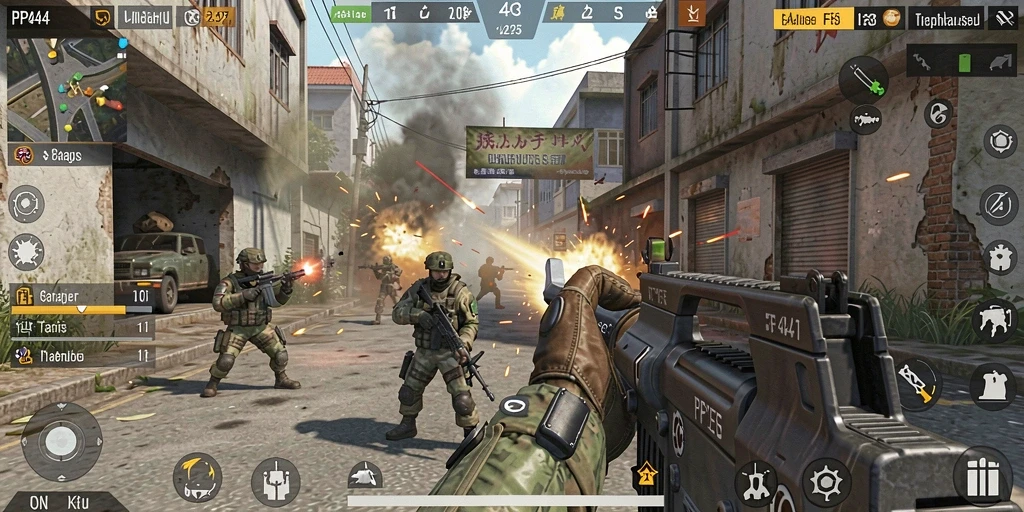 Gameplay seru dan mendebarkan di PP444 dengan grafis luar biasa.