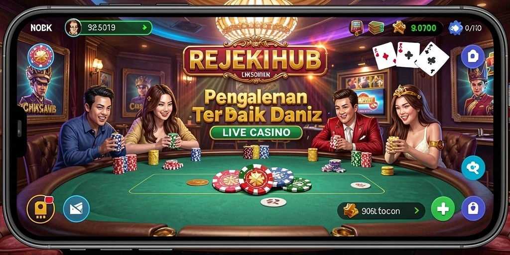 Gameplay seru dan realistis dalam aplikasi Live Casino REJEKIHUB.