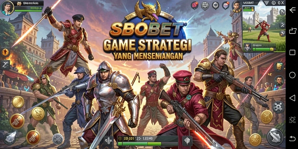 Screenshot SBOBET menampilkan aksi gameplay SLG yang mendebarkan.