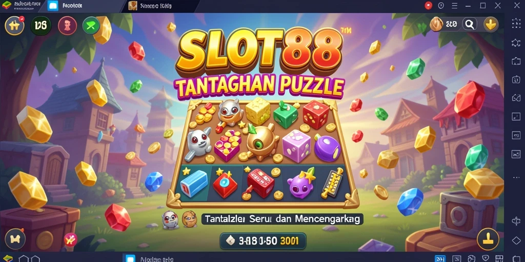 Screenshot utama SLOT88 menampilkan gameplay Puzzle yang menantang dan interaktif.