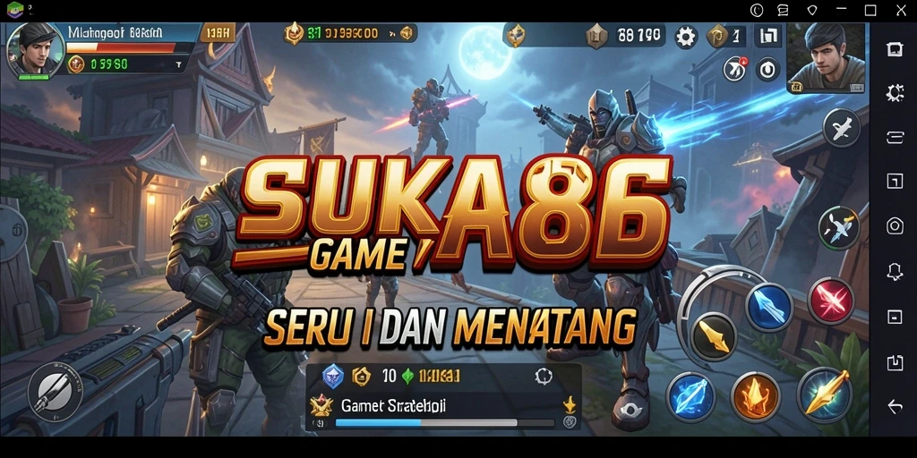 Tampilan gameplay menarik di SUKA86 dengan elemen strategi.