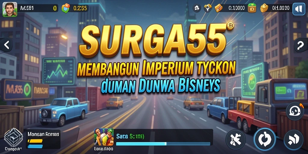 Screenshot menunjukkan gameplay menakjubkan di SURGA55.